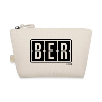 Berlin BER, city hoodie, bag souvenir - Organic Pouch - nature - Front