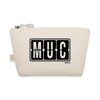 München MUC, City T-Shirt Munich Souvenir - Organic Pouch - nature - Front