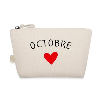 Future maman Octobre – Bébé en route ❤️ - Trousse biologique - nature - Devant