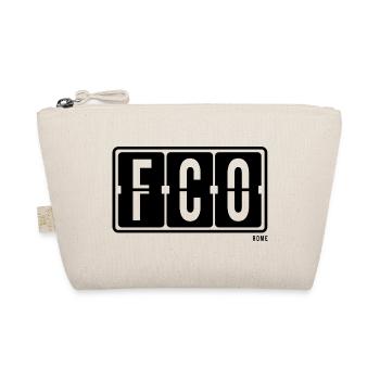 Rome FCO, City Souvenir Hoodie, Bag, T-Shirt - Organic Pouch - nature - Front