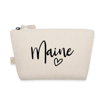 Maine Heart Women's Love Maine - Organic Pouch - nature - Front