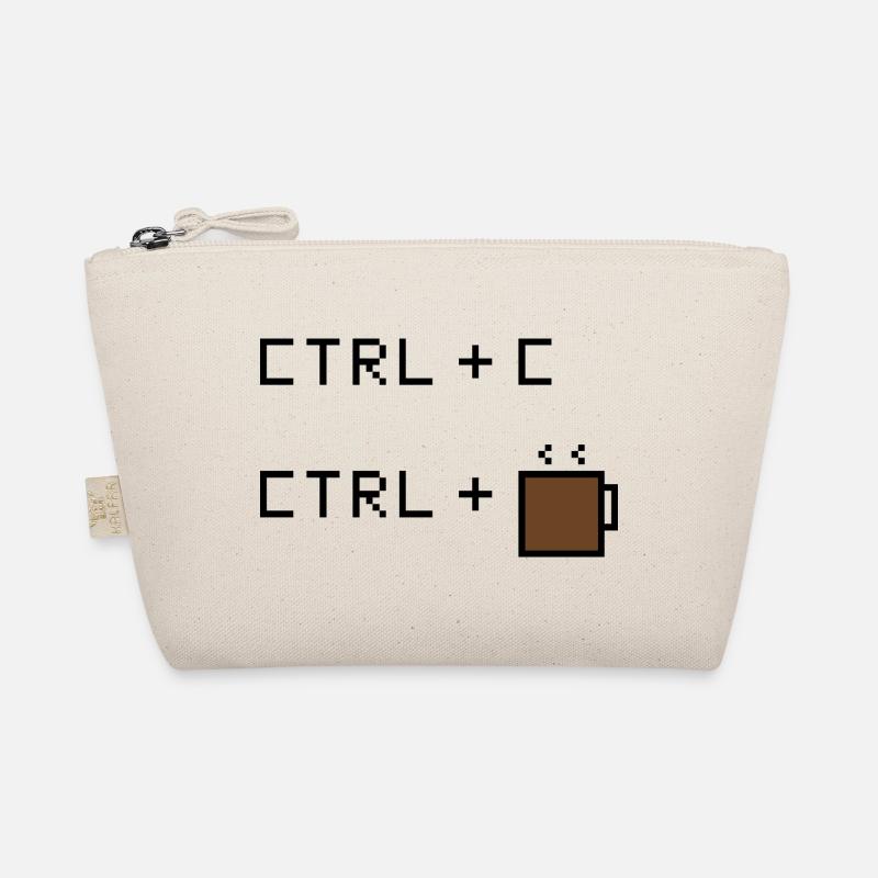 CTRL+C Édition Café - Humour rétro de bureau Trousse biologique