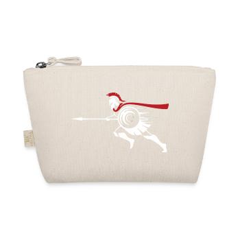 Spartan Sprint Silhouette Maskottchen Spartan Run - Bio-Täschchen - Natur - Vorne