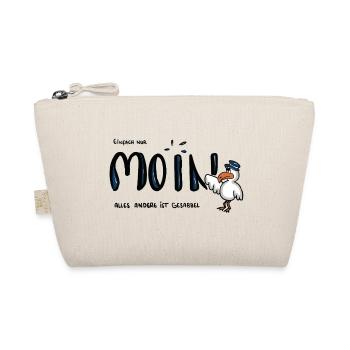 Moin Küstenseemöwe im Sailor-Style - Bio-Täschchen - Natur - Vorne