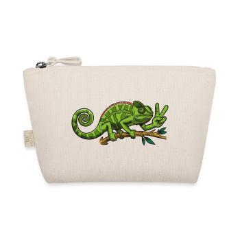 Chameleon Peace - Organic Pouch - nature - Front