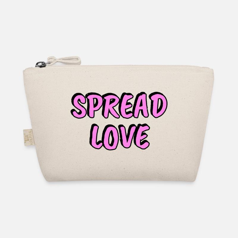 Spread Love — Pink  Organic Pouch