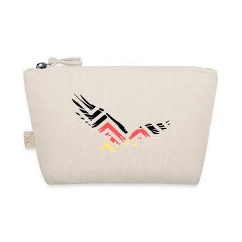 Abstract Eagle Germany Fan - Organic Pouch - nature - Front