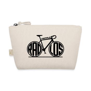 Fahrrad - Niemals radlos - Bio-Täschchen - Natur - Vorne