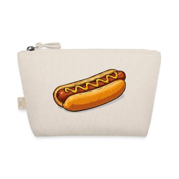Cheerful Hot Dog Comic - Organic Pouch - nature - Front
