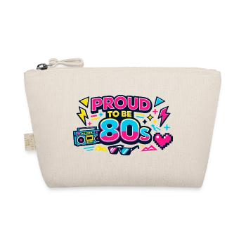 Proud to be 80s Neon - Organic Pouch - nature - Front