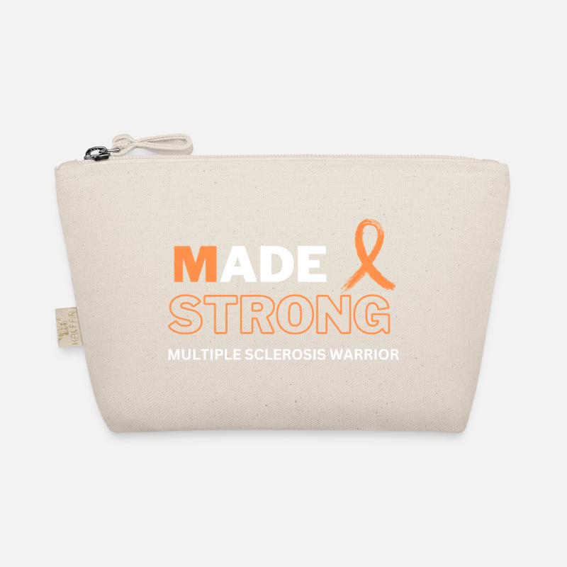 Multiple Sclerosis Strong MS Warrior Awareness Organic Pouch