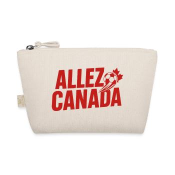 Allez Canada Foot Rouge | Supporter Feuille Érable - Trousse biologique - nature - Devant