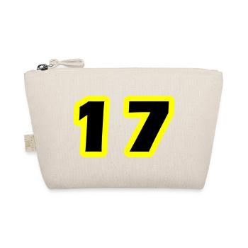 17 Number Symbol - Organic Pouch - nature - Front