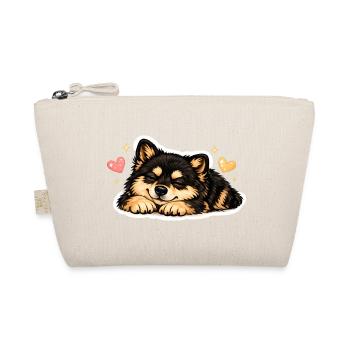 Cozy Finnish Lapphund - Organic Pouch - nature - Front