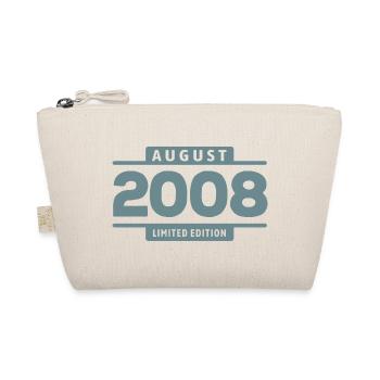Limited Edition August 2008 Geburtstag Geschenk - Bio-Täschchen - Natur - Vorne