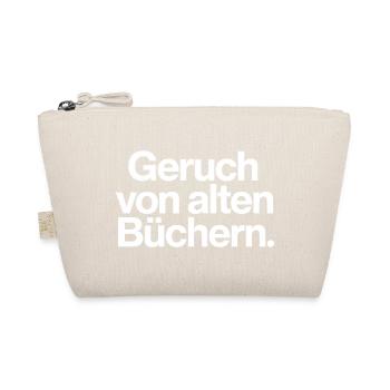 Geruch von alten Büchern Spruch T-Shirt Leser - Bio-Täschchen - Natur - Vorne