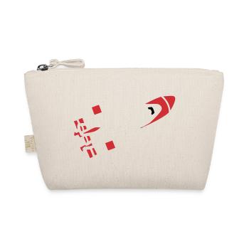Abstract Rocket Silhouette - Organic Pouch - nature - Front