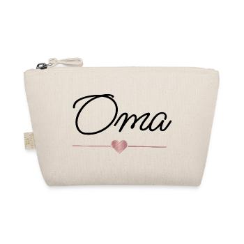 Grandma Heart Gift Best Grandmother - Organic Pouch - nature - Front