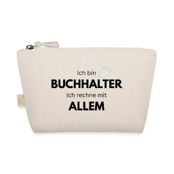 Ich bin Buchhalter ich rechne mit allem - Bio-Täschchen - Natur - Vorne