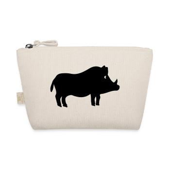 Wildschwein - Bio-Täschchen - Natur - Vorne