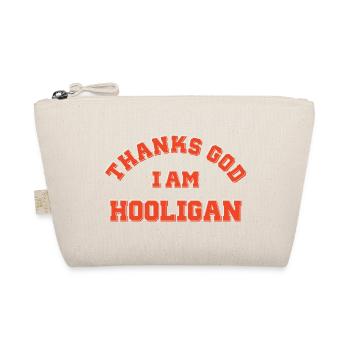 Gott sei Dank bin ich Hooligan - Bio-Täschchen - Natur - Vorne