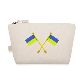 Ukrainische Flagge - Bio-Täschchen - Natur - Vorne