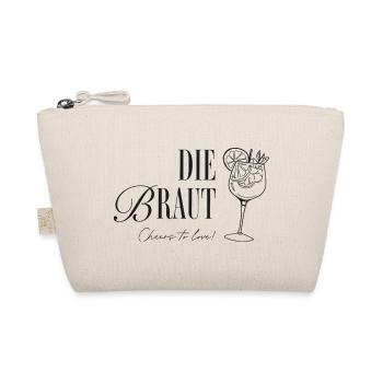 Die Braut: Cheers to Love - Bio-Täschchen - Natur - Vorne