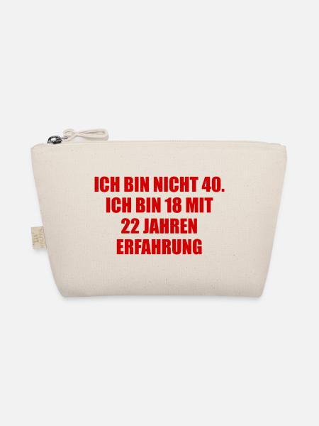 Jung mit Erfahrung - Bio-Täschchen - Natur