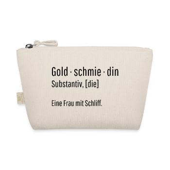 Goldschmiedin Substantiv Definition Geschenk - Bio-Täschchen - Natur - Vorne