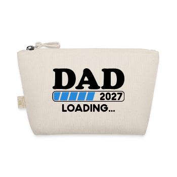 Dad 2027 Loading Papa Baby Geschenk - Bio-Täschchen - Natur - Vorne