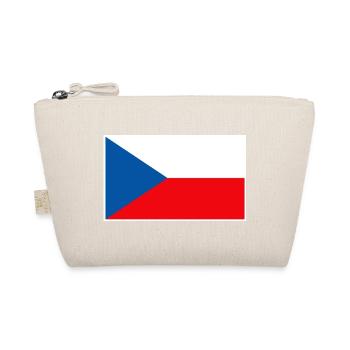 Czech Republic Flag Classic Frame - Bio-Täschchen - Natur - Vorne