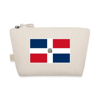 Dominican Republic Flag Classic Frame - Bio-Täschchen - Natur - Vorne