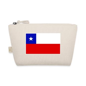Chile Flag Classic Frame - Bio-Täschchen - Natur - Vorne