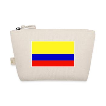 Colombia Flag Classic Frame - Bio-Täschchen - Natur - Vorne