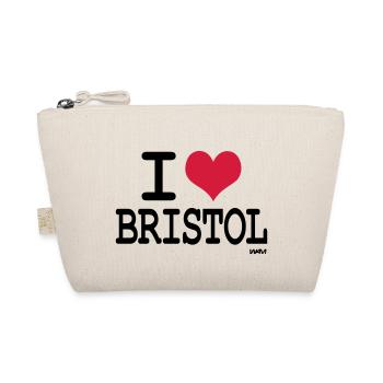 i love bristol by wam - Organic Pouch - nature - Front