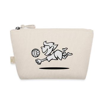 vl043b_volleyballer_2c - Bio-Täschchen - Natur - Vorne