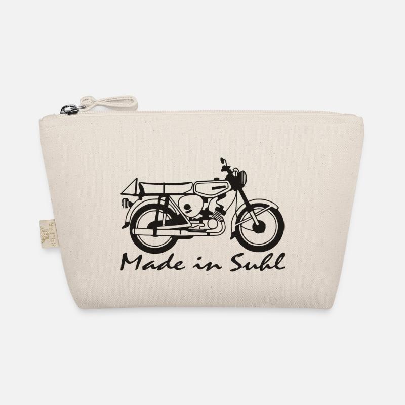 Simson s51 Made in Suhl - Bio-Täschchen - Natur