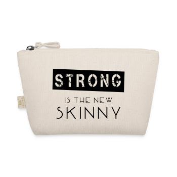 Strong Is The New Skinny - Bio-Täschchen - Natur - Vorne