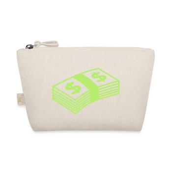Money dollars B&W - Bio-Täschchen - Natur - Vorne
