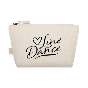 LOVE LINE DANCE - Bio-Täschchen - Natur - Vorne