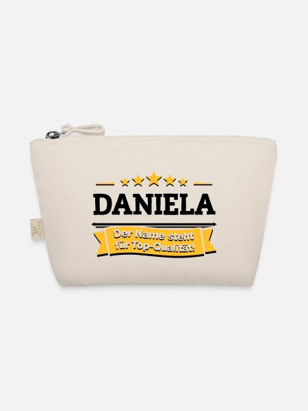 Daniela – Der Name steht für Top-Qualität! - Bio-Täschchen - Natur - Vorne