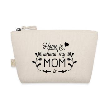 Home is where my mom is - Bio-Täschchen - Natur - Vorne