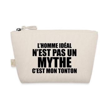 l'homme idéal n'est pas un mythe c'est mon tonton - Trousse biologique - nature - Devant