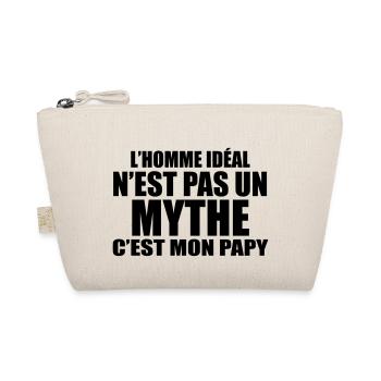 l'homme idéal n'est pas un mythe c'est mon papy - Trousse biologique - nature - Devant