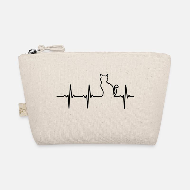My heart beats for cats Organic Pouch