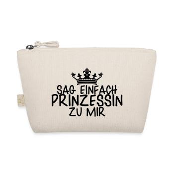SAG EINFACH PRINZESSIN ZU MIR - Bio-Täschchen - Natur - Vorne