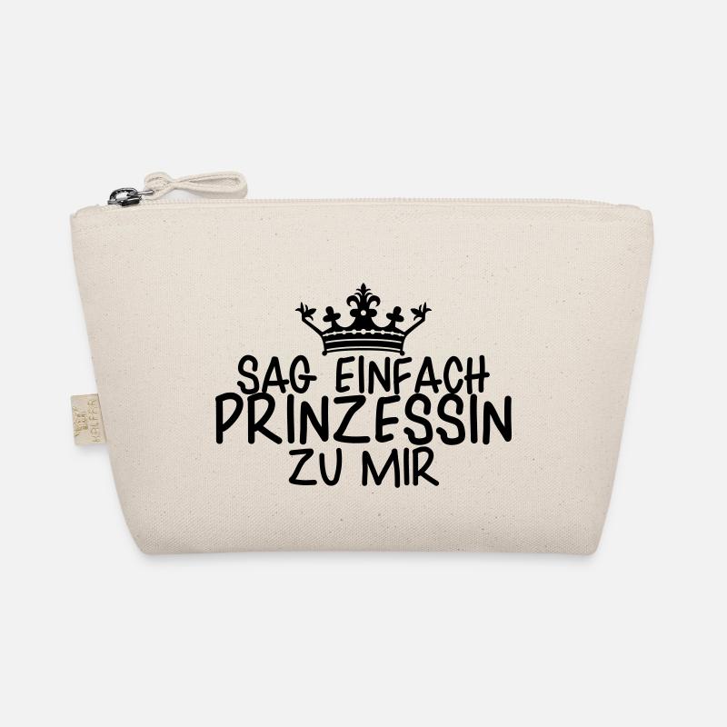 SAG EINFACH PRINZESSIN ZU MIR Bio-Täschchen
