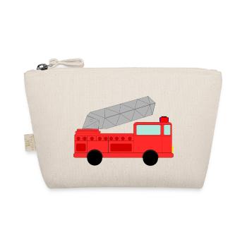 feuerwehr feuerwehrmann firefighter firetruck fire - Bio-Täschchen - Natur - Vorne