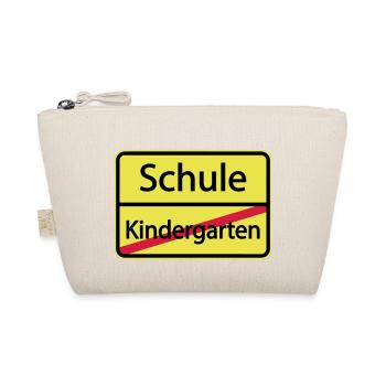 Schule Kindergarten / Einschulung / Schulkind - Bio-Täschchen - Natur - Vorne