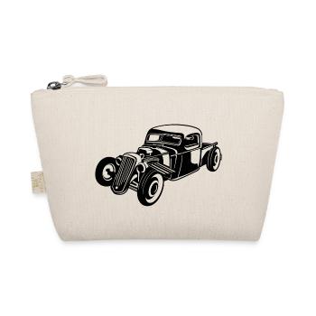 Hot Rod / Rat Rod 08_white - Organic Pouch - nature - Front